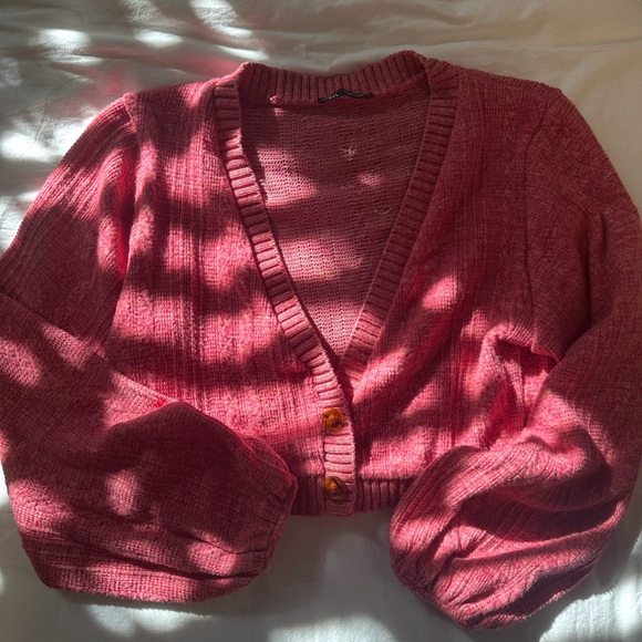 Zara pink cardigan - Picture 1 of 2